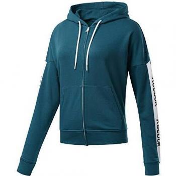 Reebok Te Linear Logo Fullzip Sudadera, Mujer, hertea, XL