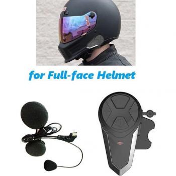 Auriculares inalámbricos BT-S3 para casco de motocicleta con intercomunicador Bluetooth, manos libres, impermeables, Radio FM y alcance de 1000M