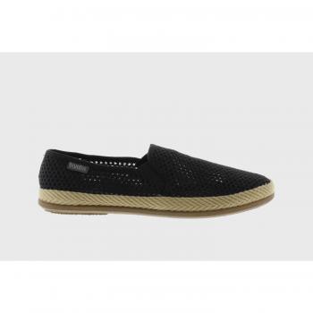 Victoria André Men's Espadrilles with Elastic Sides and Woven Trim