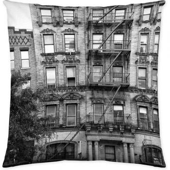 Funda de cojín NATURALS 100% algodón NYC 50x50 cm fabricado en España