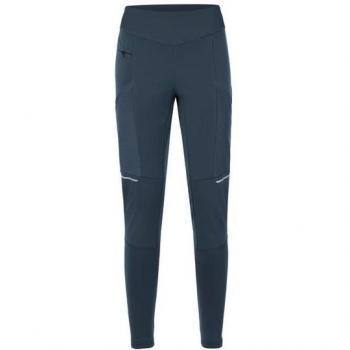 Vaude Women's Larice Softshell Tights - Dark Sea, Size 36