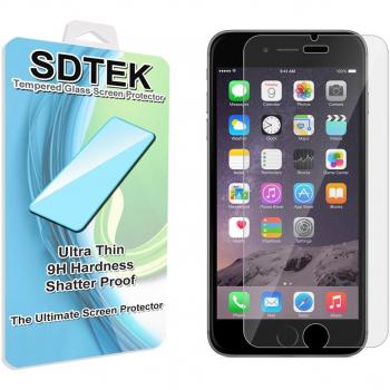 SDTEK iPhone 6s / 7 / 8 / 6 Protector de Pantalla Cristal Vidrio Templado Glass Screen Protector