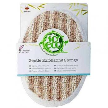 Esponja Exfoliante Ecológica So Eco de Algodón y Ramio para Limpieza Facial y Corporal
