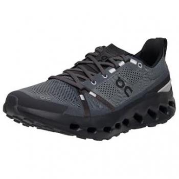 Zapatillas para hombre On Running Cloudsurfer Trail Eclipse Black, características: color negro, diseño para trail running, tecnología de amortiguación CloudTec, suela de goma antideslizante, sistema de ajuste seguro y transpirable