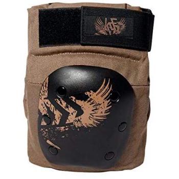 Rodilleras Protectoras Rampa Senior KRF, tipo de producto: rodilleras, características: diseño urbano, protección para skateboarding, disponible en colores multicolores (negro y marrón), tamaño S