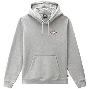 Sudadera Dickies Ruston Gris con Capucha y Bolsillo Delantero para Hombre XL