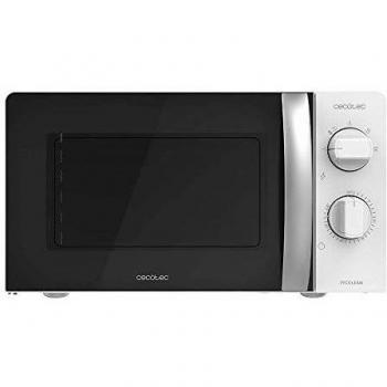 Cecotec Microondas ProClean 2010. 700W de Potencia, 20L de Capacidad, Tecnología 3DWave, Modo Descongelación, 6 Niveles de Potencia, Temporizador 30 mins, Diseño Compacto