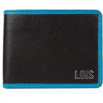 Cartera Lois Jeans RFID 206708 Color Negro-Azul