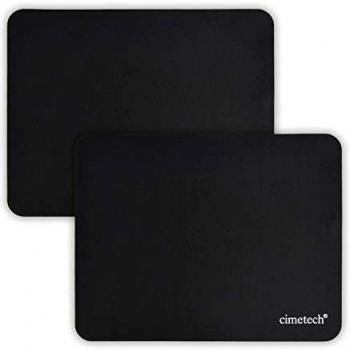 cimetech Comfortable Mouse Pad Superfine Fiber Surface Smooth Silk Sensors Base de Goma Antideslizante Wipe Washable para Computadora portátil-