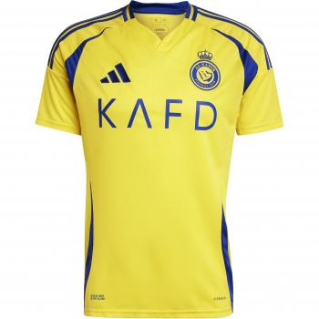 Adidas Al Nassr FC 24/25 Home Jersey - Ronaldo #7 Impact Yellow / Royal Blue 2XL
