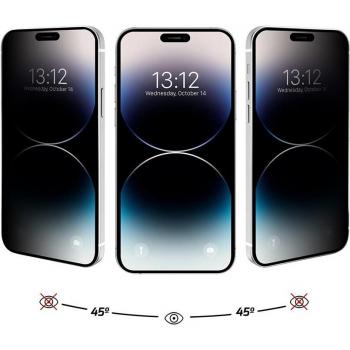 NUEBOO Protector Cristal Templado Privacidad para iPhone 14 Pro Max