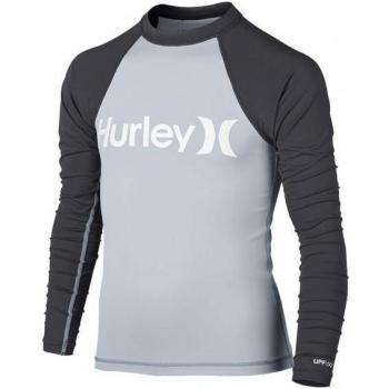 Hurley - One and Only Ls, color gris, talla XL