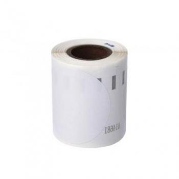 DYMO 14681 Etiquetas Térmicas para CD/DVD, 57mm, 160 Unidades, Color Blanco, Referencia S0719250