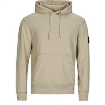 Calvin Klein Beige Cotton Hooded Sweatshirt - XL