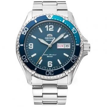 Orient Kamasu Automatic Sports Watch - 42mm Silver Grey/Green Blue with Sapphire Crystal