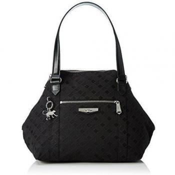 Kipling Art S, Bolsa de Asa Superior Para Mujer, Negro