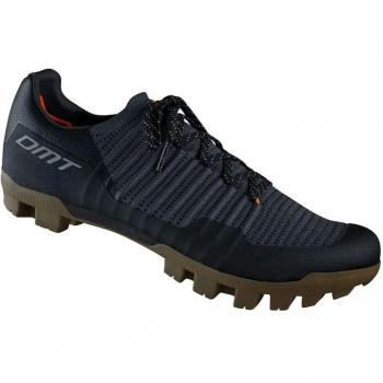 Zapatillas de ciclismo DMT GK1 Gravel para hombre, color gris y negro