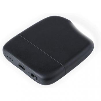 Powerbank XOOPAR 5000 mAh Multi Ice-P - Negro, 28% Plástico Reciclado, Luz Táctil Integrada