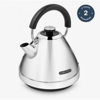 Hervidor Morphy Richards Venture Pyramid Retro 1,5 L 2200 W Cromo Acero Inoxidable