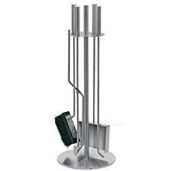 PURLINE FPA2 Juego de 4 accesorios para chimeneas o estufas de leña fabricado en acero inoxidable
