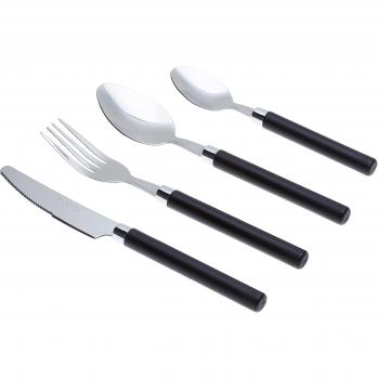 10t Outdoor Equipment 10T 4in1 Cutlery Rondo Cubiertos de camping, Negro, Estándar