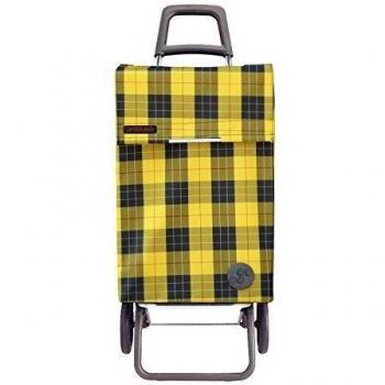 Rolser Fusión Scot Convert - Carro de compra, 2 ruedas, color amarillo