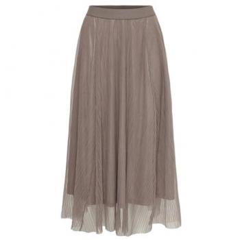 ONLY Women's Long Brown Lavina Skirt