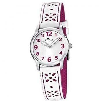 Lotus 15708/2 - Reloj analógico infantil de cuarzo con correa de piel multicolor - sumergible a 50 metros