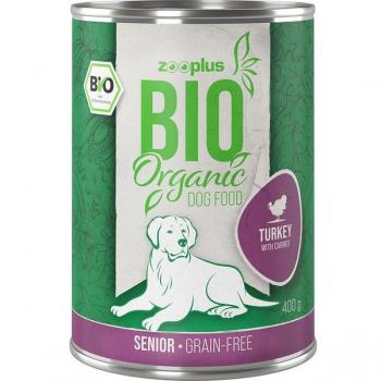Comida ecológica para perros zooplus Bio Senior pavo con zanahoria