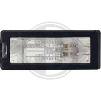 Piloto de matrícula DIEDERICHS 4560194 con luz LED, diseño compacto, fácil instalación, alta durabilidad y resistencia a la intemperie