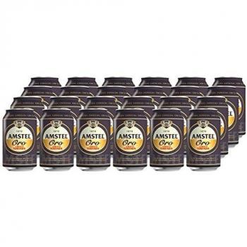 Amstel Oro Cerveza Tostada Pack Lata, 24 x 33cl