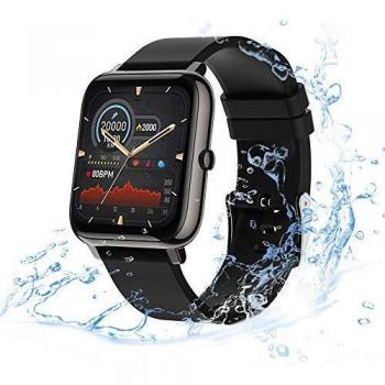 Smart Watch con Pantalla Táctil de 1,4 Pulgadas para Android iOS，eLinkSmart Smartwatch para Mujer Hombre,Reloj Inteligente de Fitness con Contador de Pasos y Resistente al Agua, Monitor de Sueño,