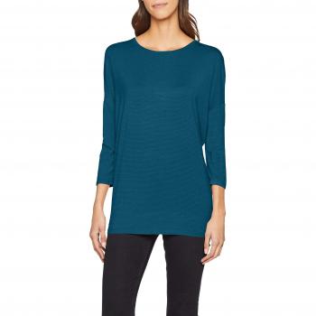 PIECES Pcminna 3/4 Lurex Top Noos, Camisa Manga Larga para Mujer, Azul Detail:Lurex In Legion Blue, 36