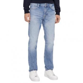 Slim Tapered Denim Jeans, Slim-fit Jeans, male, Blue, Size: W31