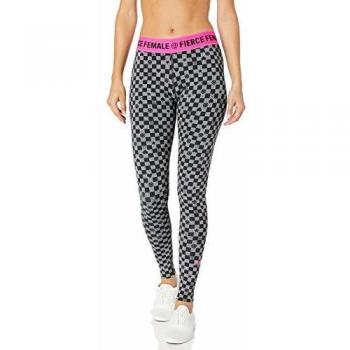 Zumba Fitness Women's Shaping Workout Leggings with Fashion Print Legging, Mujer, Black BB, L
