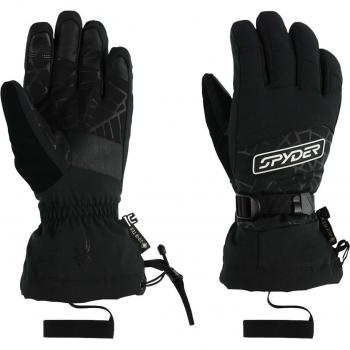 Guantes de Esquí Spyder Overweb GORE-TEX para Hombre en Color Negro Eclipse - Talla S
