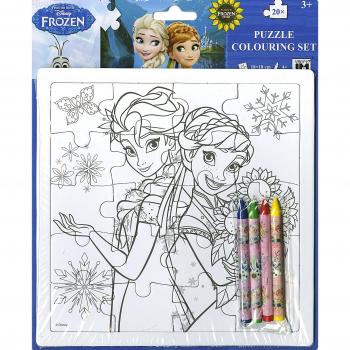 Rompecabezas para Colorear de Frozen