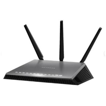 Router WiFi Doble Banda Netgear Nighthawk D7000 AC1900 Gigabit Ethernet Negro