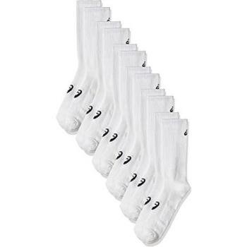 Asics Unisex Crew Running Socks 6-Pack - White