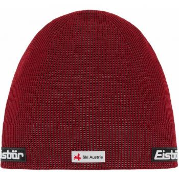 Eisbär Fly Mütze Hat - Unisex Burgundy/Black Sandstone, One Size