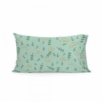Funda de Almohada Suave y Cómoda Happy Sloth 50x75 cm Multicolor 100% Algodón Calidad 150