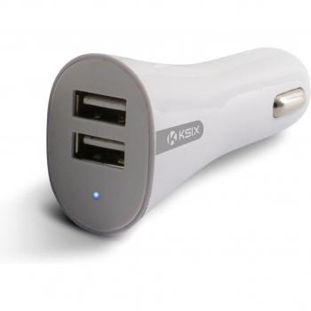 KSIX BXCRU3 - Adaptador de coche dual