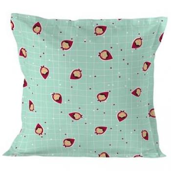 Funda de Almohada Multicolor 80x80 cm Abuela Cuaderno 100% Algodón, Calidad 150