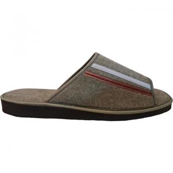 Zapatilla de casa Amoros Satin bordado elegante suela cómoda antideslizante GALIANA SATIN VERDE