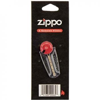 Zippo 2406N 6 Flints Plastic Dispenser, Aluminum, Multicolor, One Size