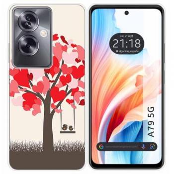 Funda Silicona Oppo A79 5G Diseño Pajaritos y Dibujos