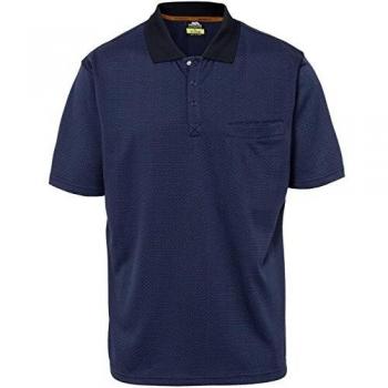 Trespass Reihan Camiseta de Manga Corta antibacteriana de Secado rápido para Hombre con protección UV, Reihan, Hombre, Color Azul Marino, tamaño Medium