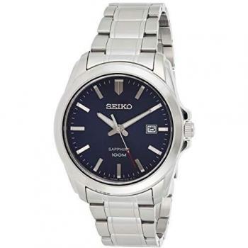 Seiko Mens Analogue Quartz Watch with Stainless Steel Strap SGEH47P1
