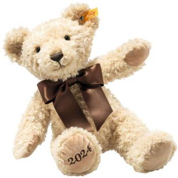 Steiff Oso de peluche pardo anual 2024 con arco 34cm Marrón