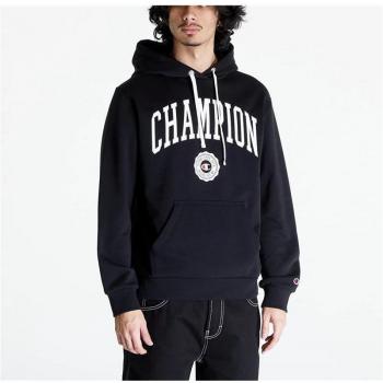 Sudadera Champion Hooded Sweatshirt Hombre Negro - Confort y Estilo Casual